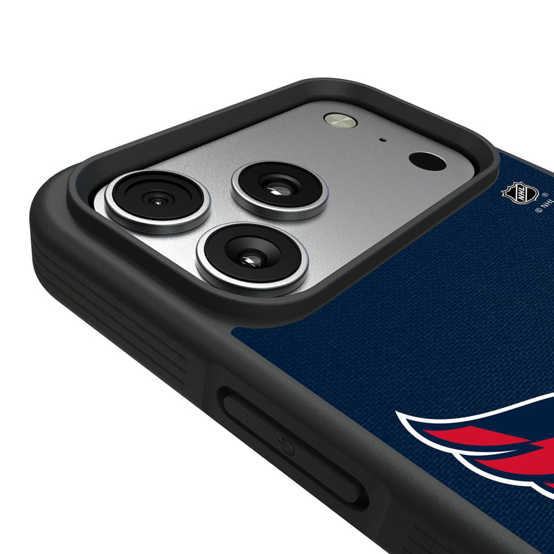 Washington Capitals Personalized Stripe iPhone Bump Phone Case for Apple iPhone Detail.Jpg