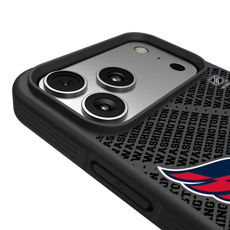 Washington Capitals Personalized EndZone Plus iPhone Bump Phone Case for Apple iPhone Detail.Jpg