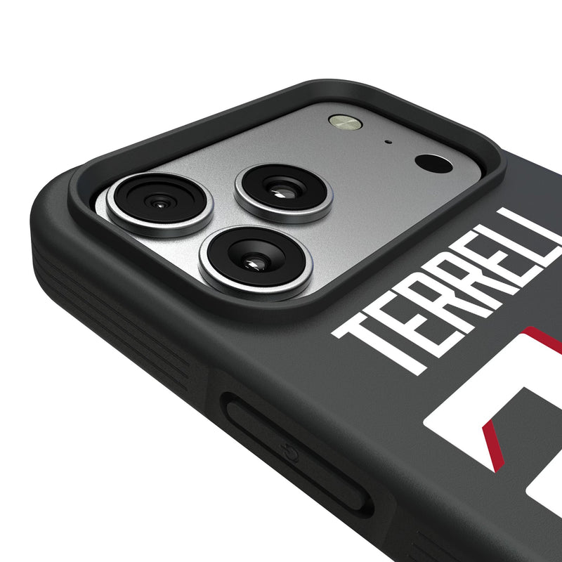 A.J. Terrell Atlanta Falcons 24 Game Tactic iPhone Bump Phone Case for Apple iPhone Detail.Jpg