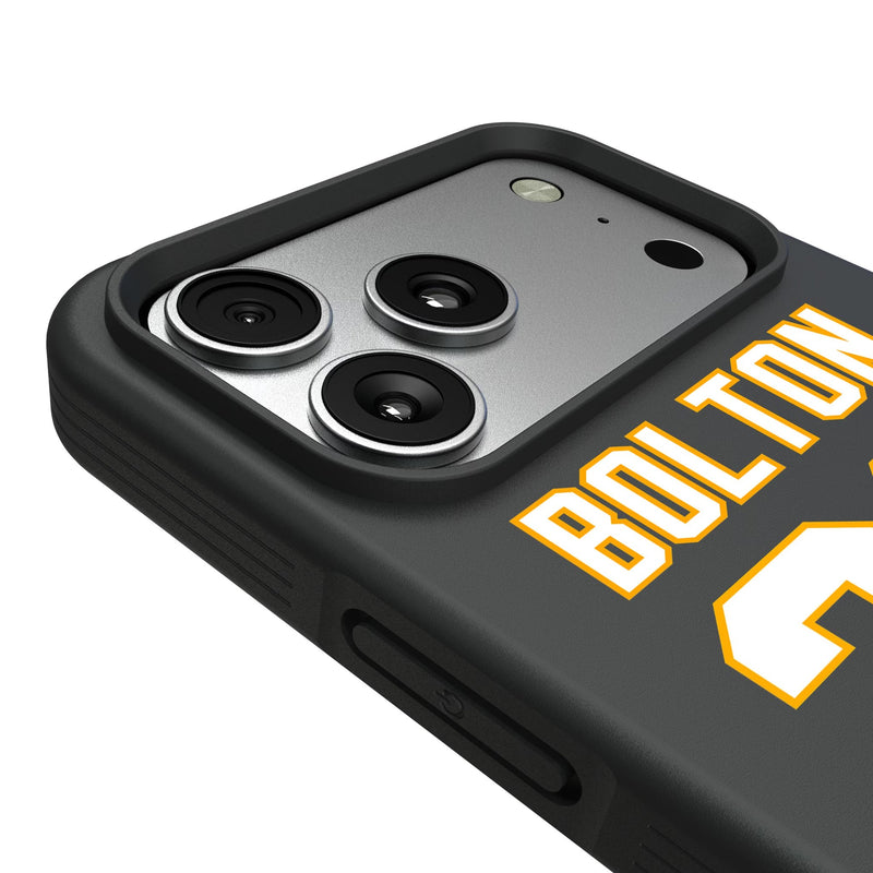 Nick Bolton Kansas City Chiefs 32 Game Tactic iPhone Bump Phone Case for Apple iPhone Detail.Jpg