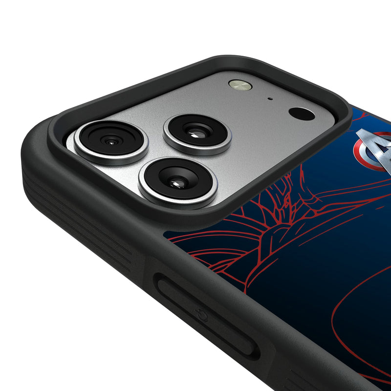 Marvel Avengers Captain America MechLine iPhone Bump Phone Case for Apple iPhone Detail.Jpg