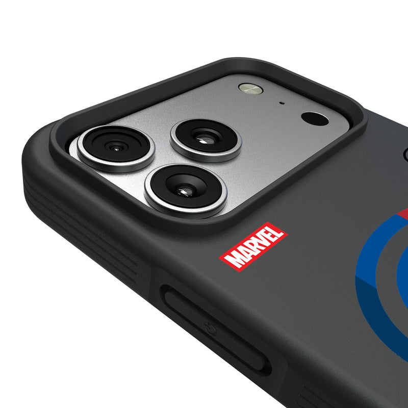 Marvel Avengers Captain America Sigil iPhone Bump Phone Case for Apple iPhone Detail.Jpg