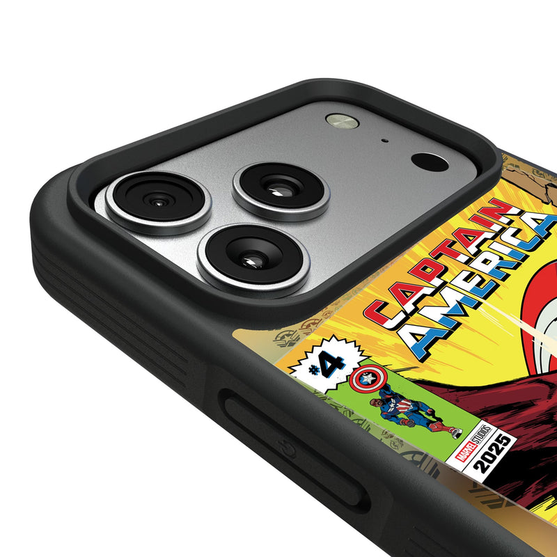 Marvel Avengers Sam Wilson Captain America Classic Cover iPhone Bump Phone Case for Apple iPhone Detail.Jpg