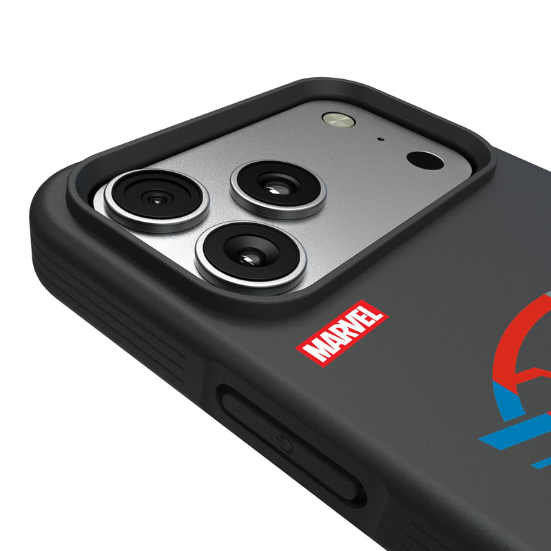 Marvel Avengers Sam Wilson Captain America Sigil iPhone Bump Phone Case for Apple iPhone Detail.Jpg