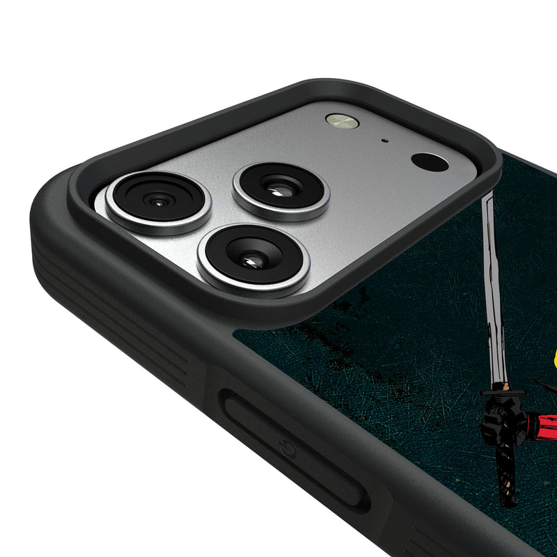 Marvel Deadpool Wolverine Badge iPhone Bump Phone Case for Apple iPhone Detail.Jpg