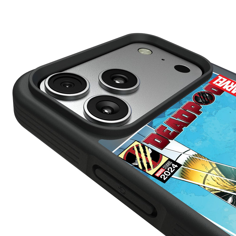 Marvel Deadpool Wolverine Cover Art iPhone Bump Phone Case for Apple iPhone Detail.Jpg