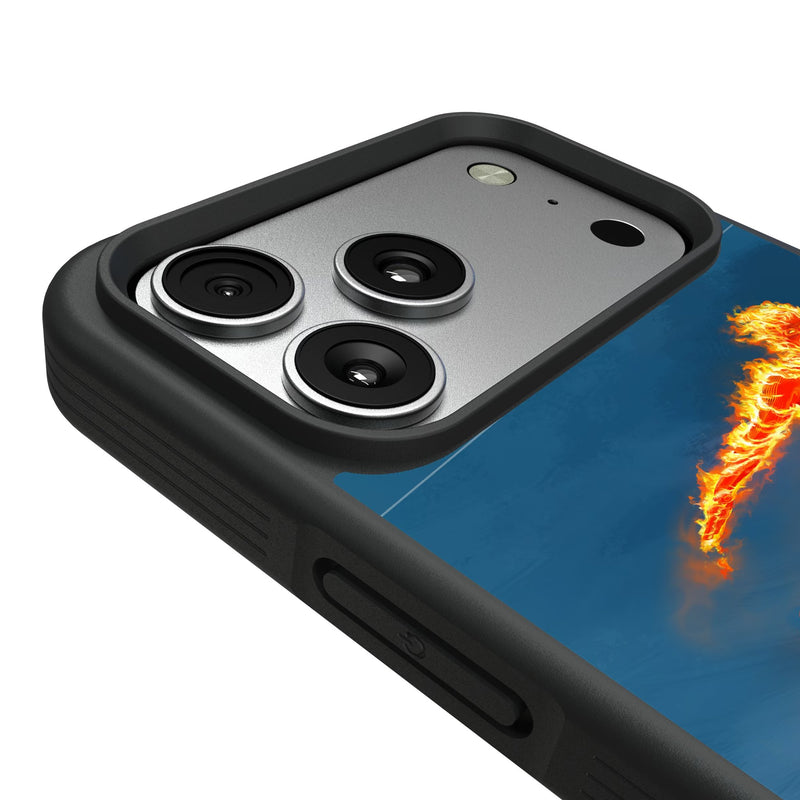 Marvel Human Torch Cover Art iPhone Bump Phone Case for Apple iPhone Detail.Jpg