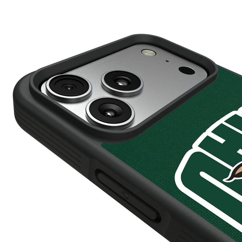Ohio University Bobcats Personalized Stripe iPhone Bump Phone Case for Apple iPhone Detail.Jpg