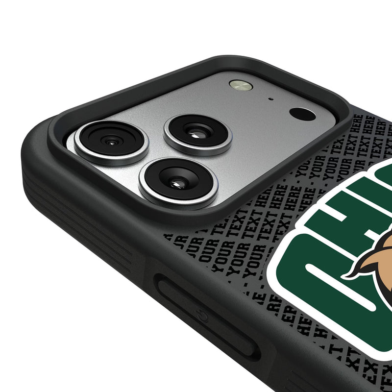 Ohio University Bobcats Personalized EndZone Plus iPhone Bump Phone Case for Apple iPhone Detail.Jpg