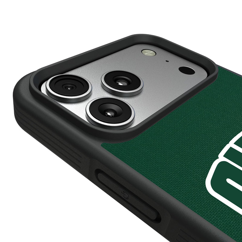 Ohio University Bobcats Solid iPhone Bump Phone Case for Apple iPhone Detail.Jpg