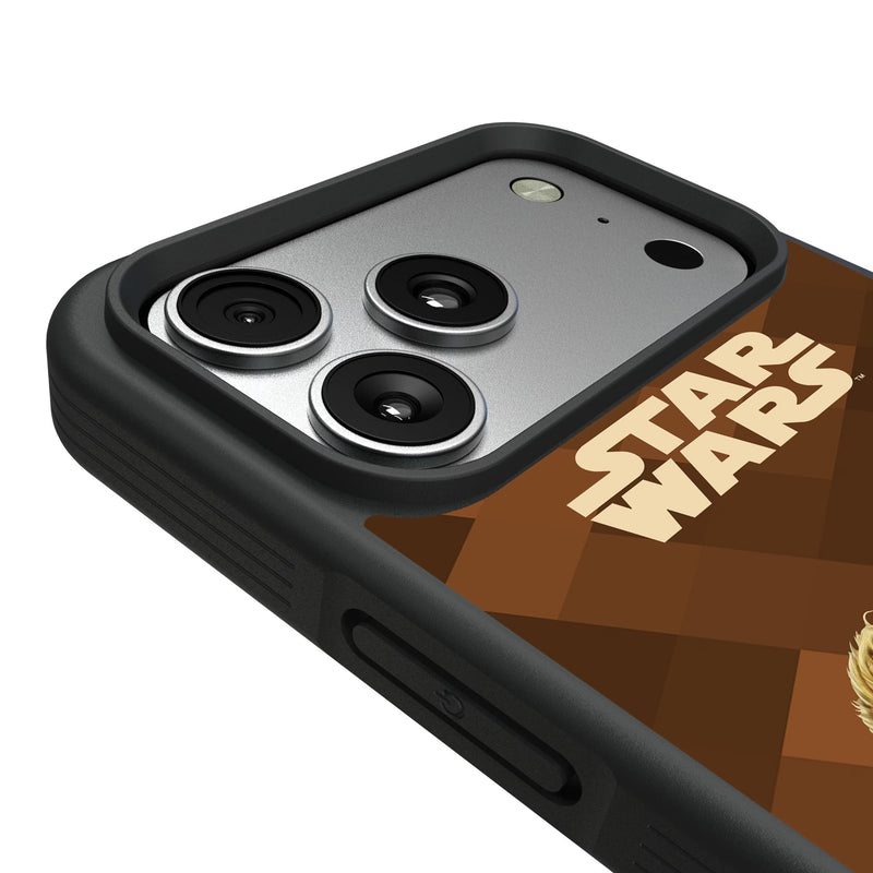 Star Wars Chewbacca Color Block iPhone Bump Phone Case for Apple iPhone Detail.Jpg