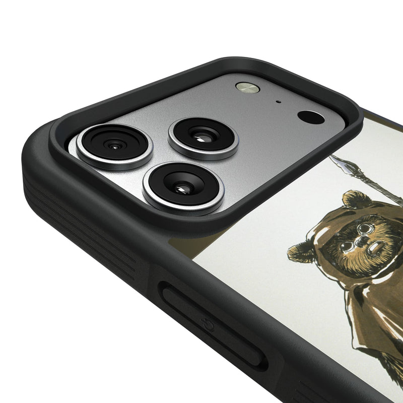 Star Wars Ewok Portrait iPhone Bump Phone Case for Apple iPhone Detail.Jpg