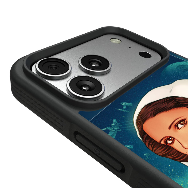Star Wars Princess Leia Organa Portrait iPhone Bump Phone Case for Apple iPhone Detail.Jpg
