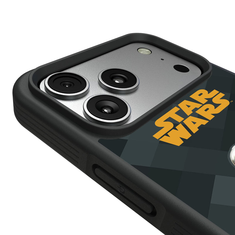 Star Wars: The Mandalorian Din Djarin Color Block iPhone Bump Phone Case for Apple iPhone Detail.Jpg