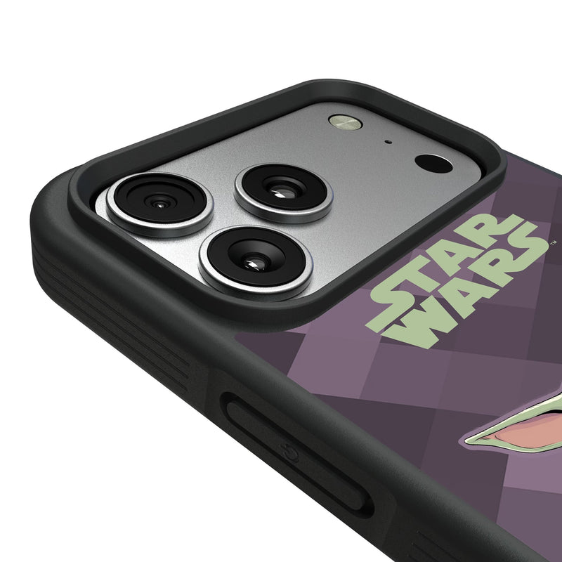 Star Wars: The Mandalorian Grogu Color Block iPhone Bump Phone Case for Apple iPhone Detail.Jpg