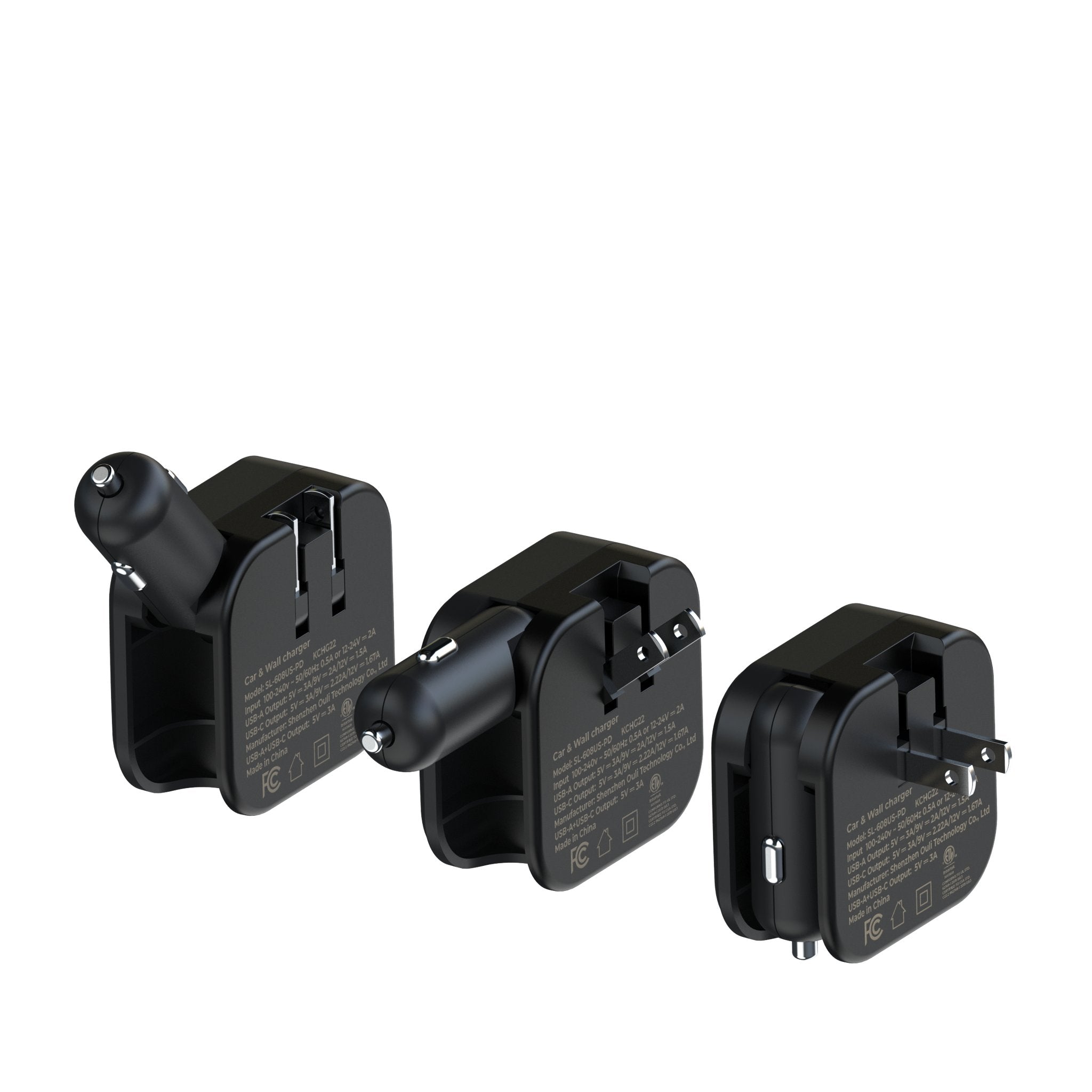 Arizona State University Sun Devils Text Backdrop 2 in 1 USB A/C Charger Array.Jpg