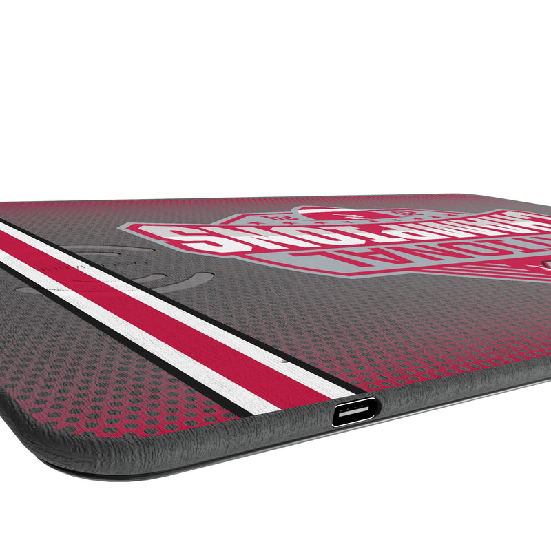 Ohio State University Buckeyes 2024 College Football Playoff National Champion 15-Watt Wireless Charger and Mouse Pad Port.Jpg
