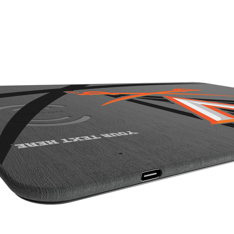 University of Virginia Cavaliers Personalized Tilt 15-Watt Wireless Charger and Mouse Pad Port.Jpg