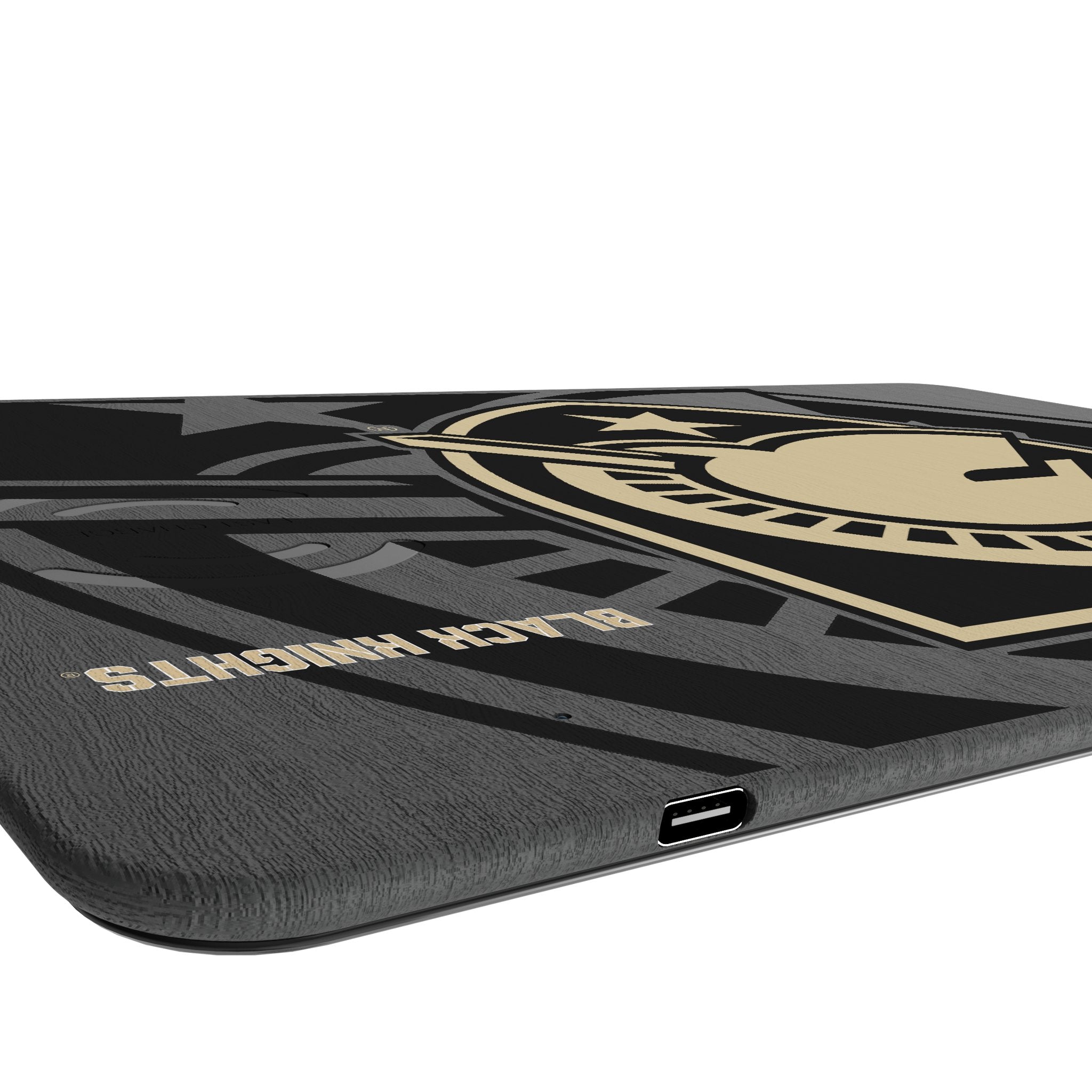 United States Military Academy Black Knights Monocolor Tilt 15-Watt Wireless Charger and Mouse Pad Port.Jpg
