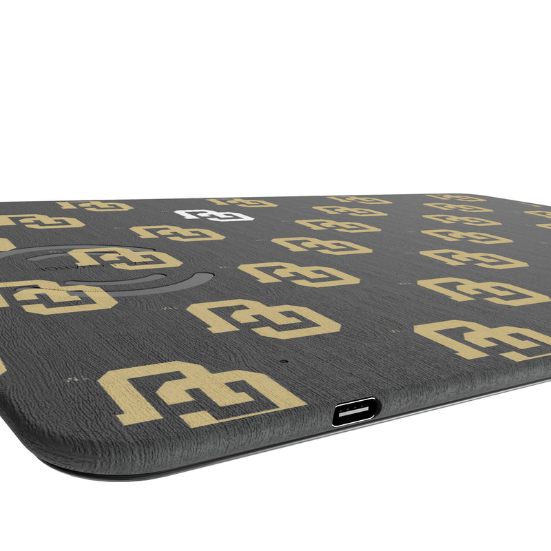 University of Colorado Buffaloes Fashion Pattern 15-Watt Wireless Charger and Mouse Pad Port.Jpg