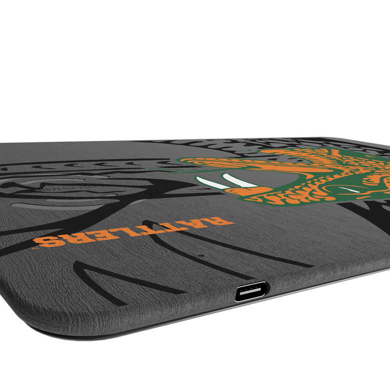 Florida A&M University Rattlers Monocolor Tilt 15-Watt Wireless Charger and Mouse Pad Port.Jpg