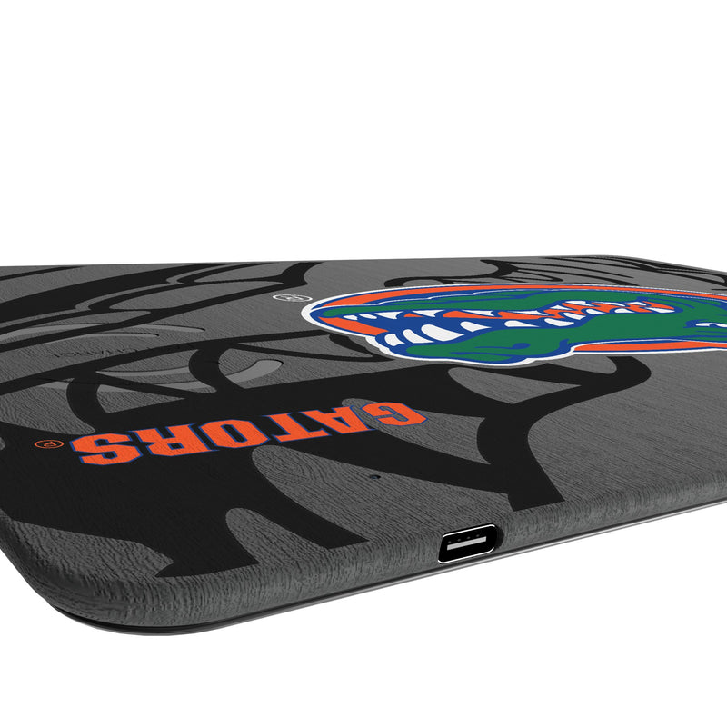 University of Florida Gators Monocolor Tilt 15-Watt Wireless Charger and Mouse Pad Port.Jpg