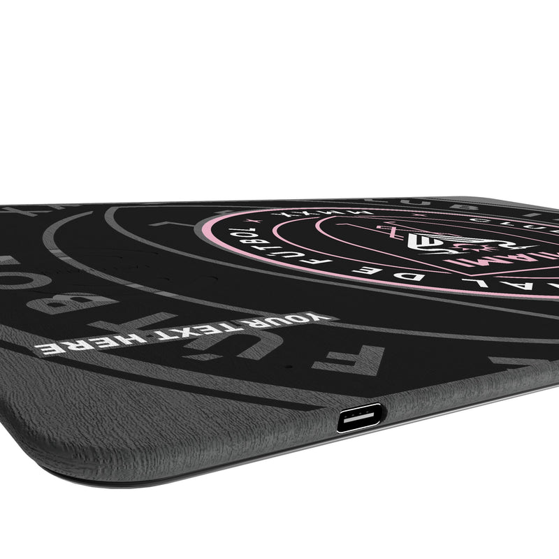 Inter Miami CF Personalized Tilt 15-Watt Wireless Charger and Mouse Pad Port.Jpg