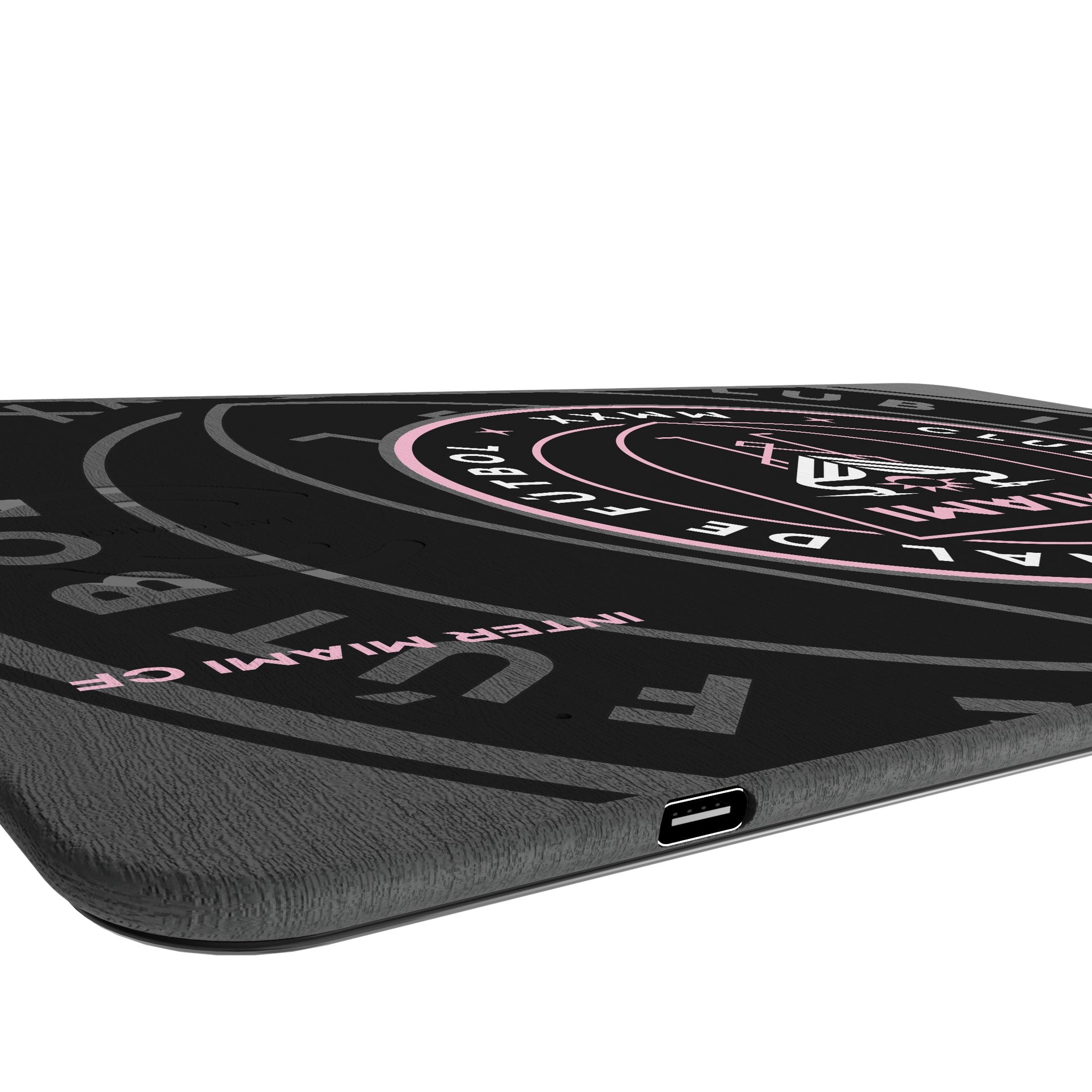Inter Miami CF Monocolor Tilt 15-Watt Wireless Charger and Mouse Pad Port.Jpg