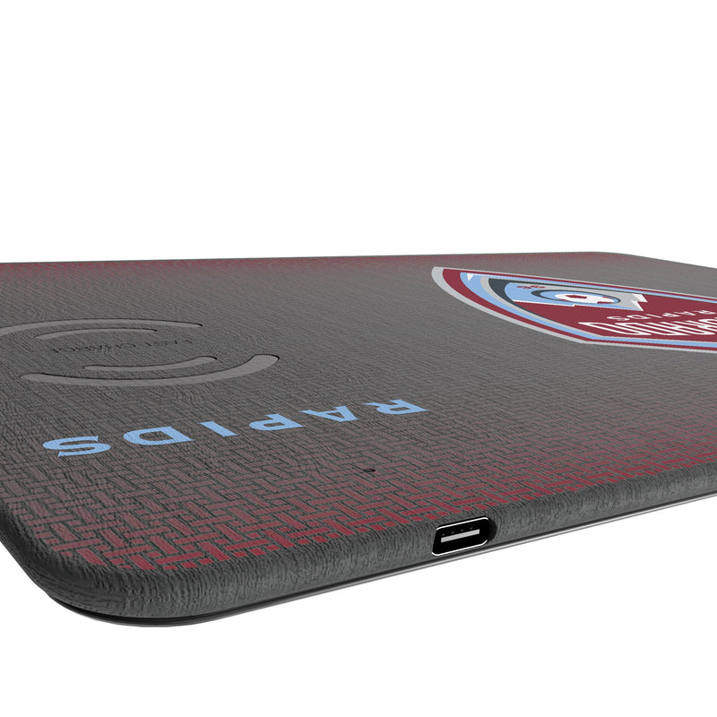 Colorado Rapids Linen 15-Watt Wireless Charger and Mouse Pad Port.Jpg