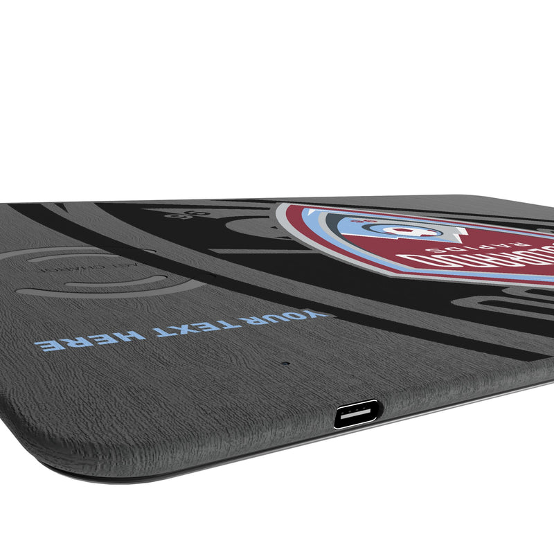 Colorado Rapids Personalized Tilt 15-Watt Wireless Charger and Mouse Pad Port.Jpg