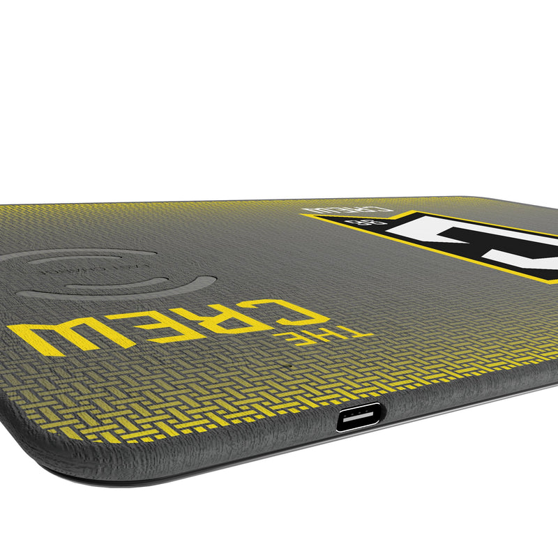 Columbus Crew Linen 15-Watt Wireless Charger and Mouse Pad Port.Jpg