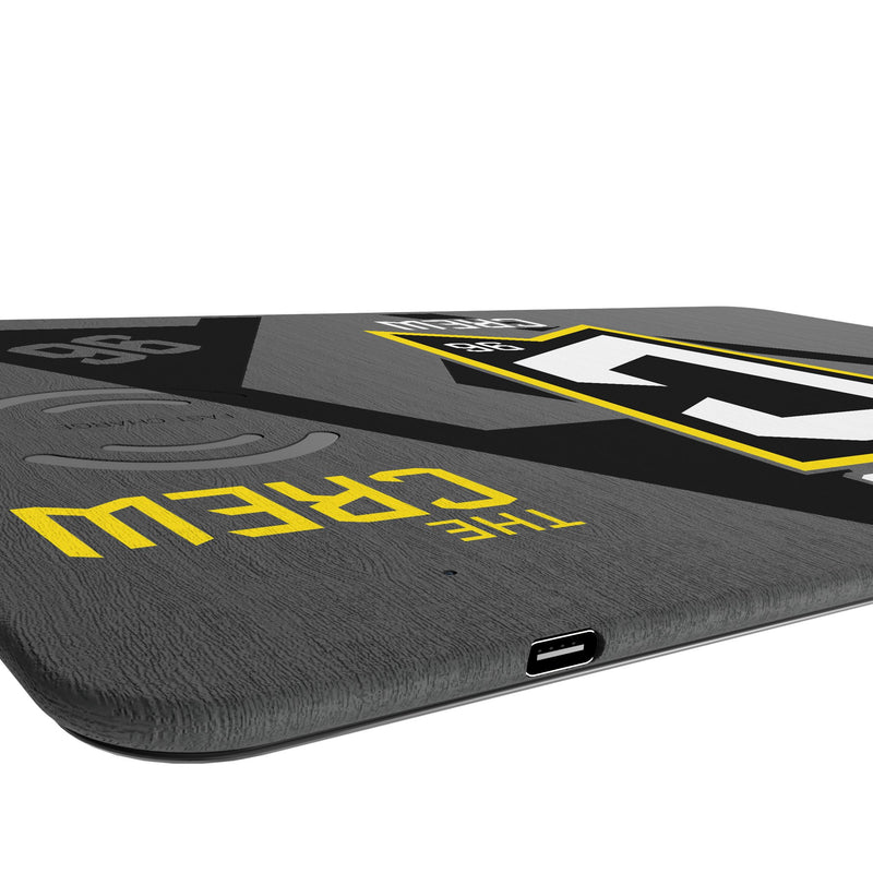 Columbus Crew Monocolor Tilt 15-Watt Wireless Charger and Mouse Pad Port.Jpg