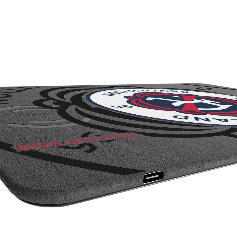 New England Revolution Personalized Tilt 15-Watt Wireless Charger and Mouse Pad Port.Jpg