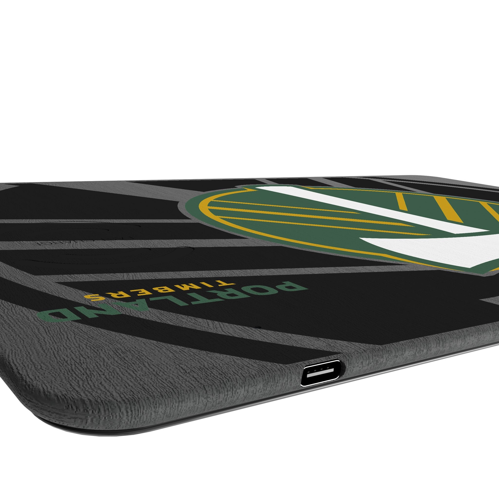 Portland Timbers Monocolor Tilt 15-Watt Wireless Charger and Mouse Pad Port.Jpg