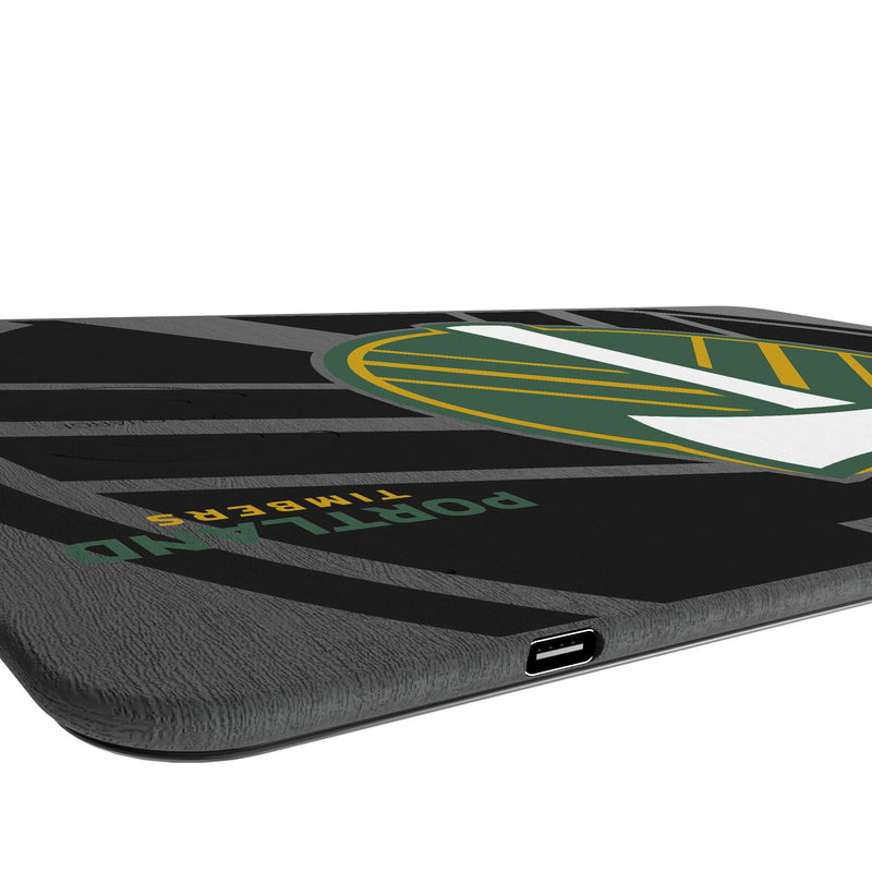 Portland Timbers Monocolor Tilt 15-Watt Wireless Charger and Mouse Pad Port.Jpg