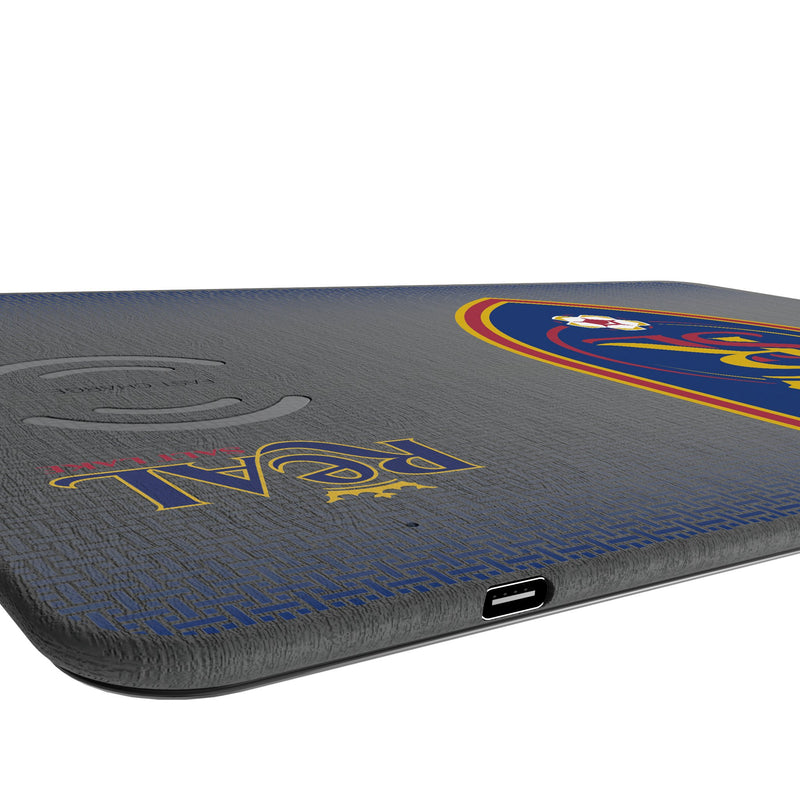 Real Salt Lake Linen 15-Watt Wireless Charger and Mouse Pad Port.Jpg