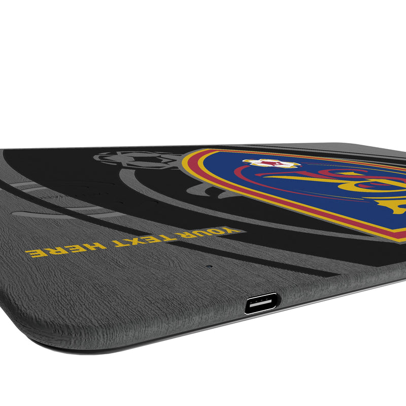 Real Salt Lake Personalized Tilt 15-Watt Wireless Charger and Mouse Pad Port.Jpg