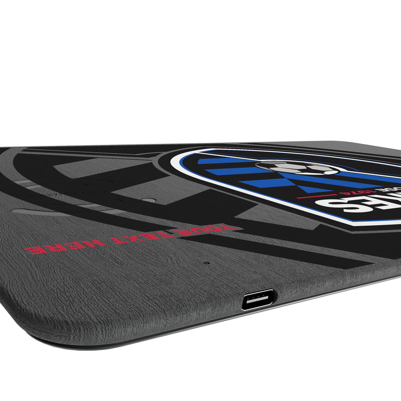 San Jose Earthquakes Personalized Tilt 15-Watt Wireless Charger and Mouse Pad Port.Jpg