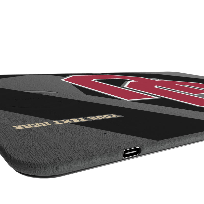 University of Oklahoma Sooners Personalized Tilt 15-Watt Wireless Charger and Mouse Pad Port.Jpg