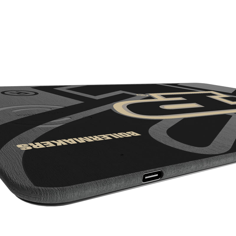 Purdue University Boilermakers Monocolor Tilt 15-Watt Wireless Charger and Mouse Pad Port.Jpg