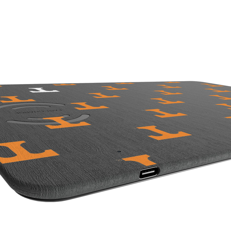 University of Tennessee Volunteers Fashion Pattern 15-Watt Wireless Charger and Mouse Pad Port.Jpg