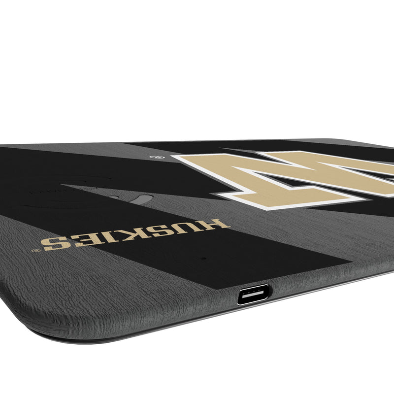 University of Washington Huskies Monocolor Tilt 15-Watt Wireless Charger and Mouse Pad Port.Jpg