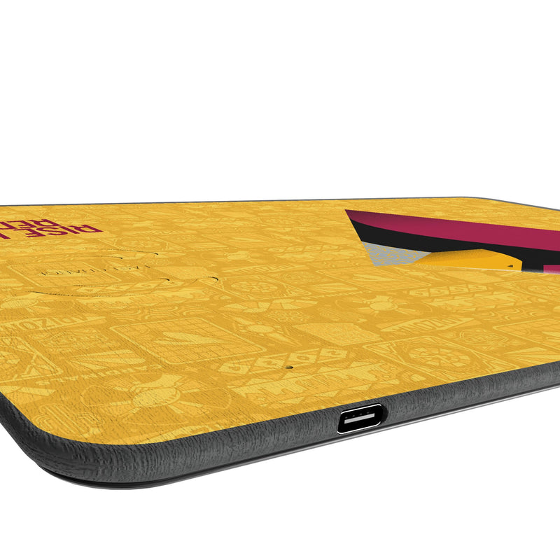 Arizona Cardinals 2024 Edition 15-Watt Wireless Charger and Mouse Pad Port.Jpg