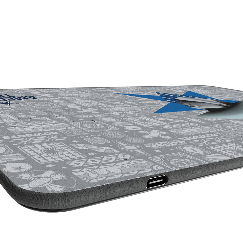 Dallas Cowboys 2024 Edition 15-Watt Wireless Charger and Mouse Pad Port.Jpg