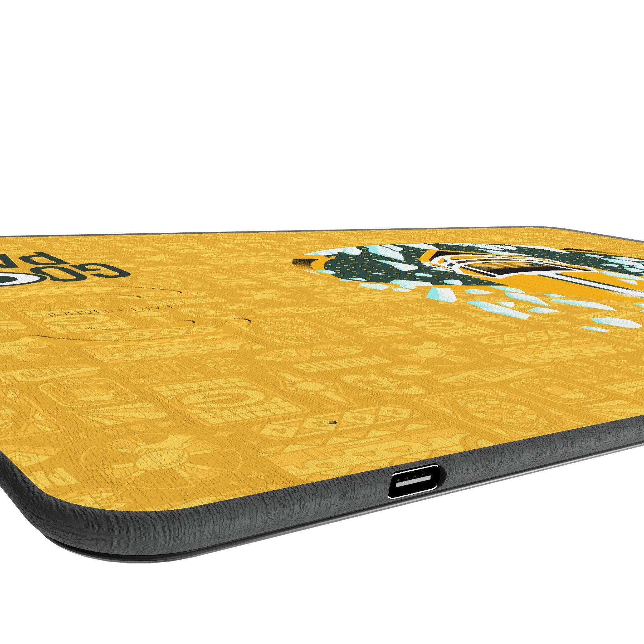 Green Bay Packers 2024 Edition 15-Watt Wireless Charger and Mouse Pad Port.Jpg