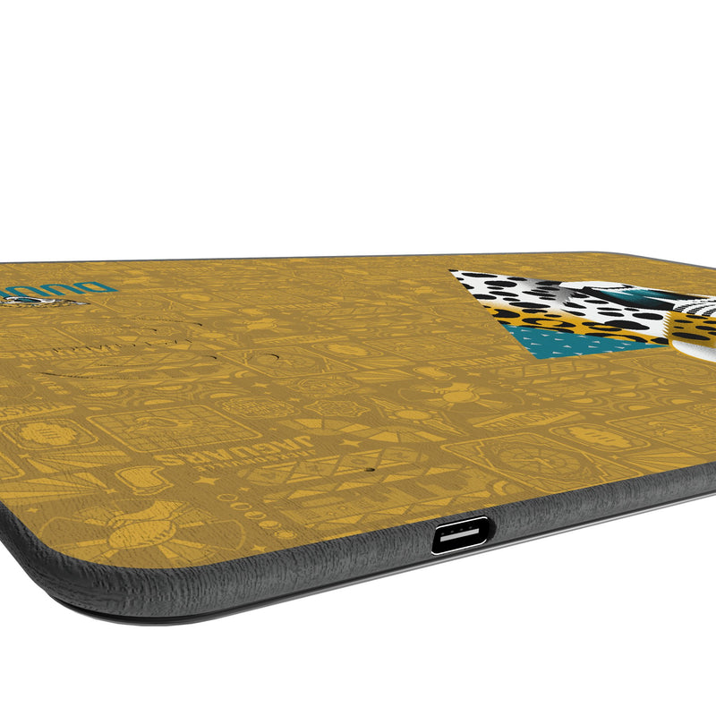 Jacksonville Jaguars 2024 Edition 15-Watt Wireless Charger and Mouse Pad Port.Jpg