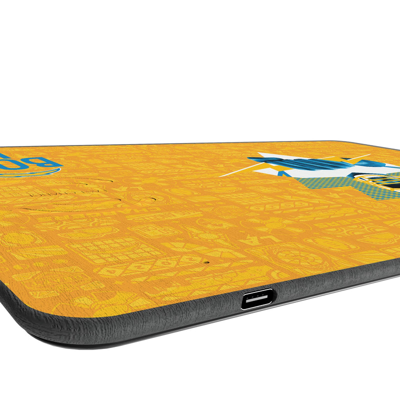 Los Angeles Chargers 2024 Edition 15-Watt Wireless Charger and Mouse Pad Port.Jpg