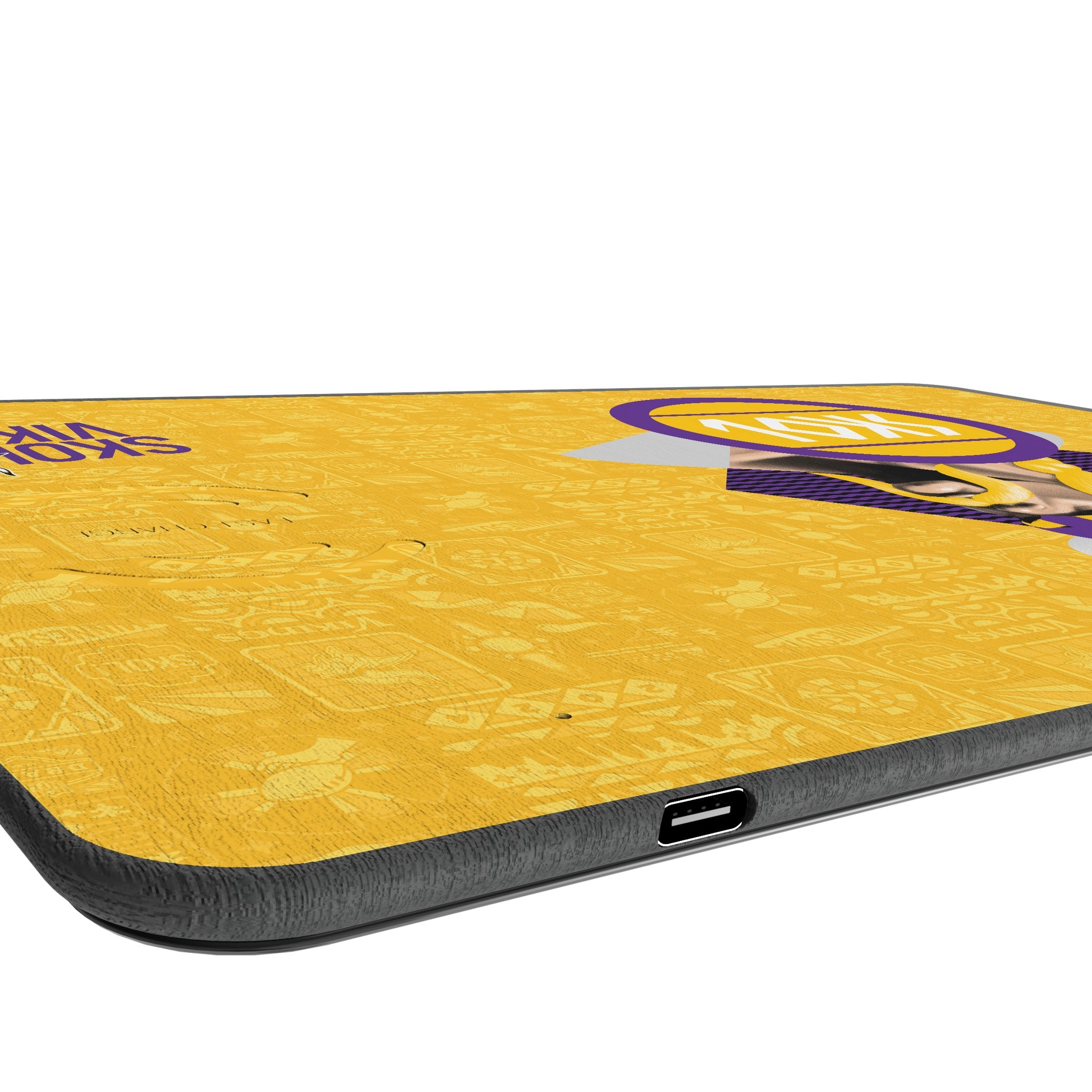 Minnesota Vikings 2024 Edition 15-Watt Wireless Charger and Mouse Pad Port.Jpg