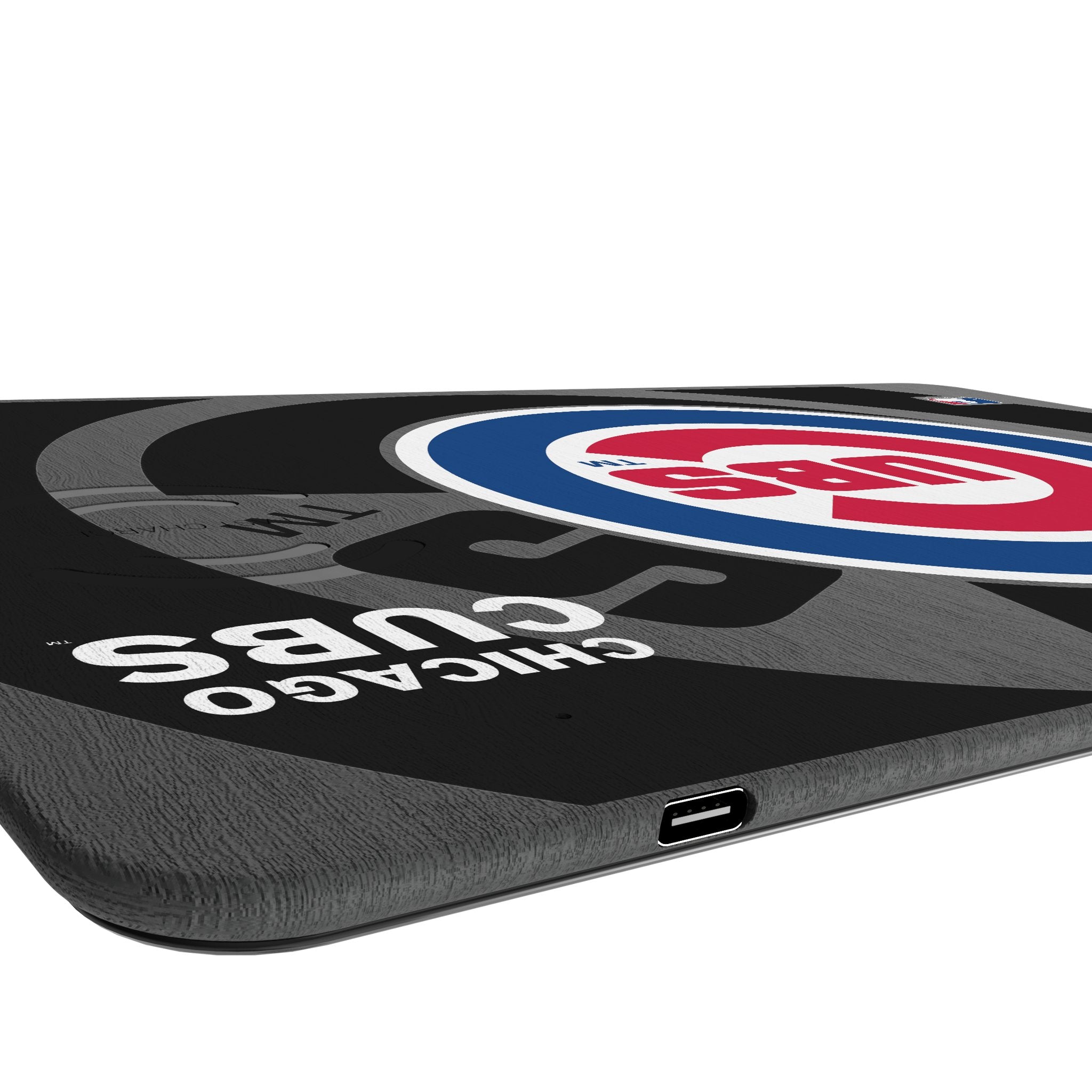 Chicago Cubs Monocolor Tilt 15-Watt Wireless Charger and Mouse Pad Port.Jpg