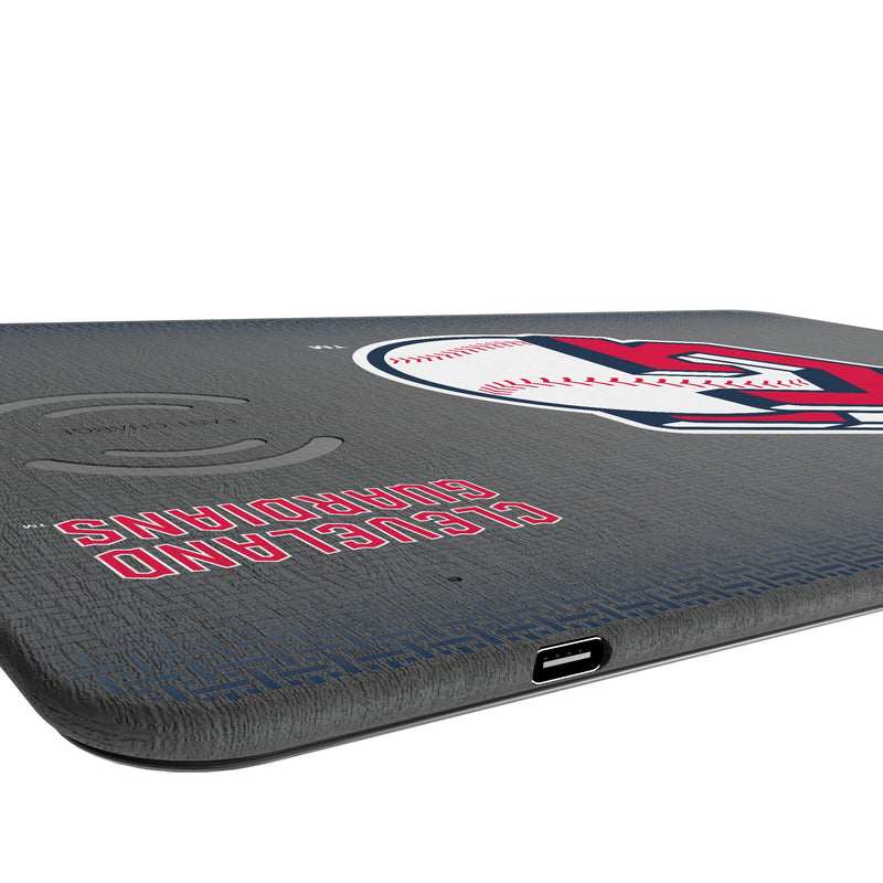 Cleveland Guardians Linen 15-Watt Wireless Charger and Mouse Pad Port.Jpg